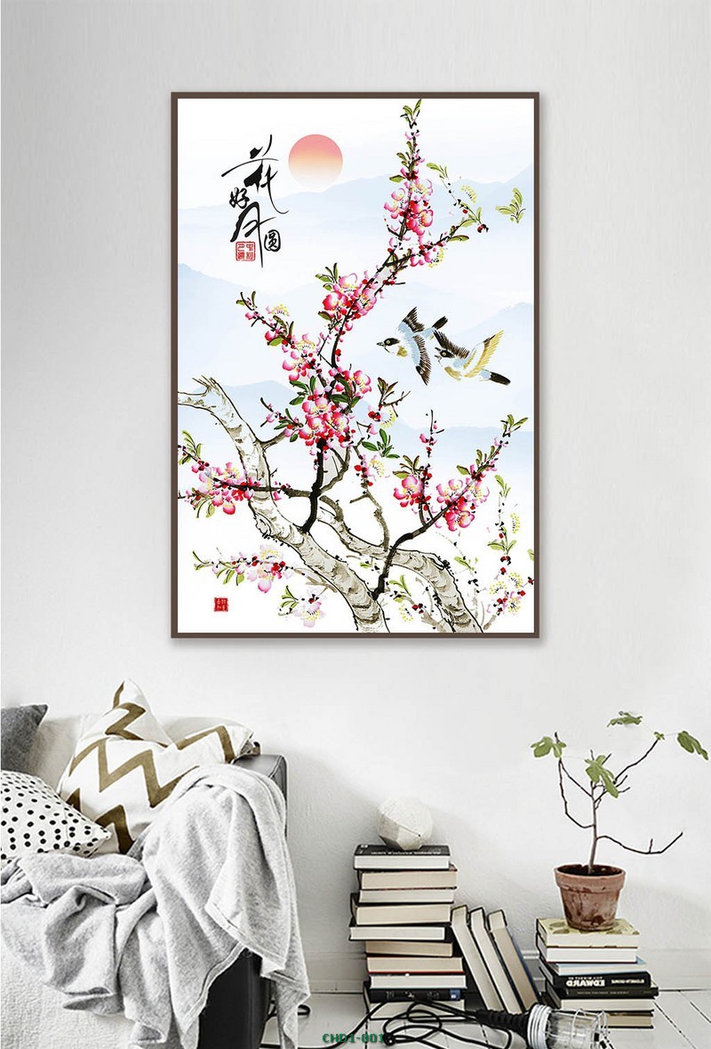 Hoa đào mùa xuân CHD1-001